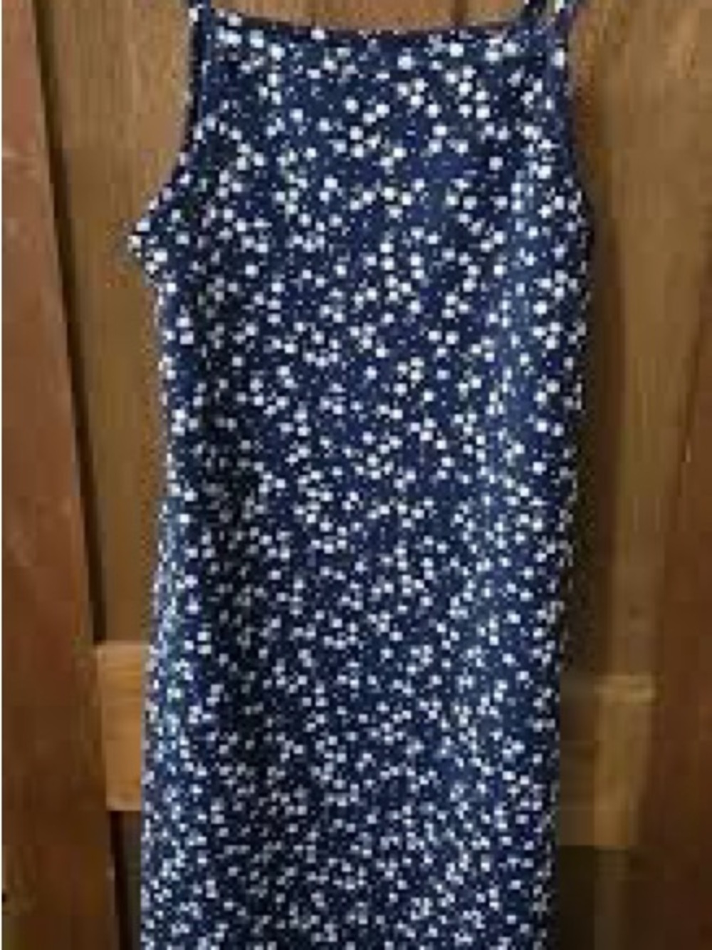 Girls' Navy Blue Floral Slip Dress